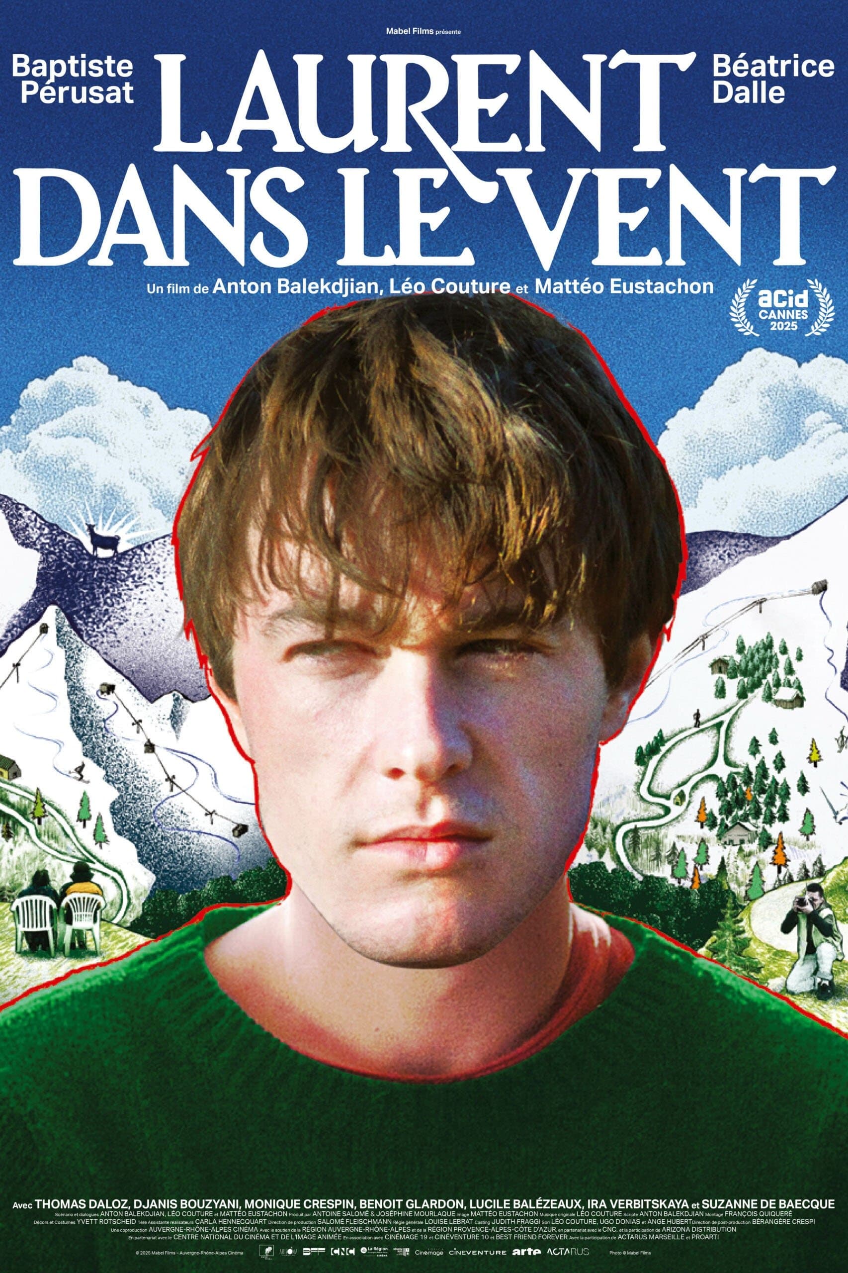 Laurent dans le vent